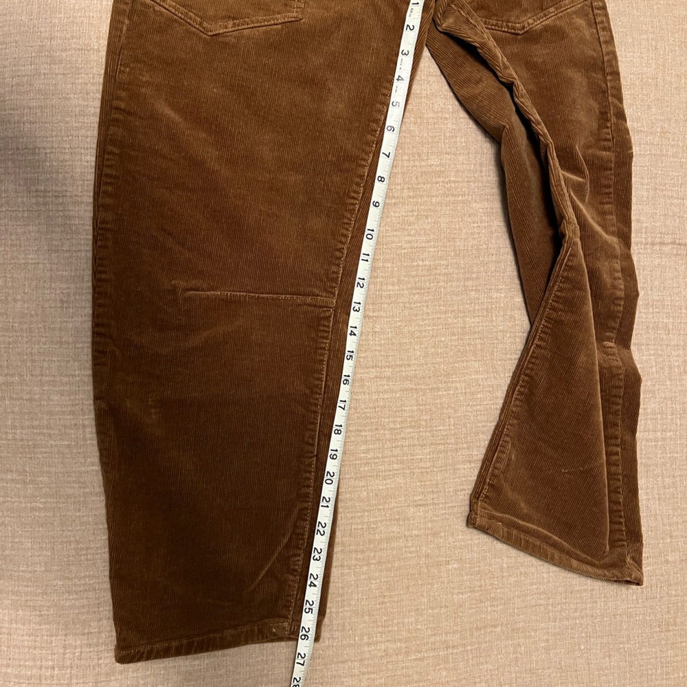 Kensie Women's Corduroy Pants in Rich Brown - Picture 4 of 5